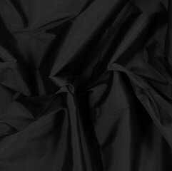Poliestera audums Taffeta karogiem 150 cm, 100 m, melns cena un informācija | Audumi | 220.lv