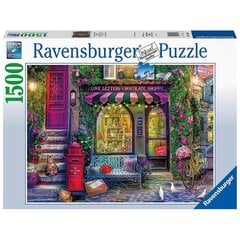 Ravensburger puzle 1500 gab. Šokolādes veikals cena un informācija | Puzles, 3D puzles | 220.lv