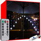 Tālvadības LED gaismas vītne cena un informācija | Ziemassvētku lampiņas, LED virtenes | 220.lv