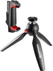 Manfrotto штатив + держатель для телефона MKPIXICLMII-BK цена и информация | Аксессуары для телефонов | 220.lv