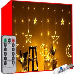 Tālvadības LED gaismas vītne cena un informācija | Ziemassvētku lampiņas, LED virtenes | 220.lv