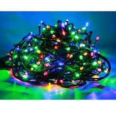 Ziemassvētku āra/iekštelpu vītne ar 300 LED spuldzēm, 20m, krāsaina цена и информация | Гирлянды | 220.lv