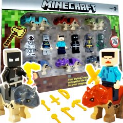 Фигурки Minecraft для конструкторов 12 шт. цена и информация | Kонструкторы | 220.lv