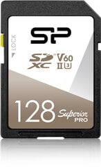 Silicon Power карта памяти SDXC 128GB Superior Pro UHS-II цена и информация | Карты памяти для фотоаппаратов | 220.lv