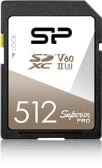 Atmiņas karte SDXC 512GB Superior Pro UHS-II cena un informācija | Silicon Power Mobilie telefoni, planšetdatori, Foto | 220.lv