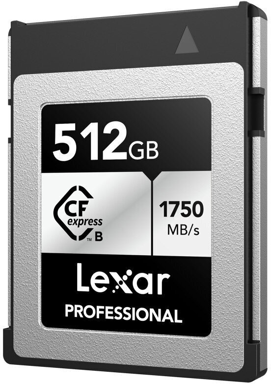 Lexar atmiņas karte CFexpress 512GB Professional Type B Silver cena un informācija | Atmiņas kartes fotokamerām | 220.lv