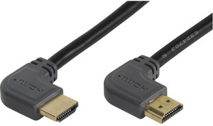 Кабель Vivanco HDMI-HDMI 1,5м угол (47106) цена и информация | Кабели и провода | 220.lv