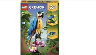 31136 LEGO® Creator Eksotiskais papagailis, 253d. cena un informācija | Konstruktori | 220.lv