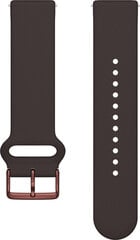 Polar ремешок для часов 20 мм S-L T, коричневый силикон цена и информация | Аксессуары для смарт-часов и браслетов | 220.lv