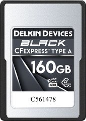 Delkin atmiņas karte CFexpress 160GB Type A cena un informācija | Atmiņas kartes fotokamerām | 220.lv