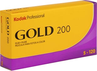 Kodak пленка Gold 200-120x5 цена и информация | Прочие аксессуары для фотокамер | 220.lv