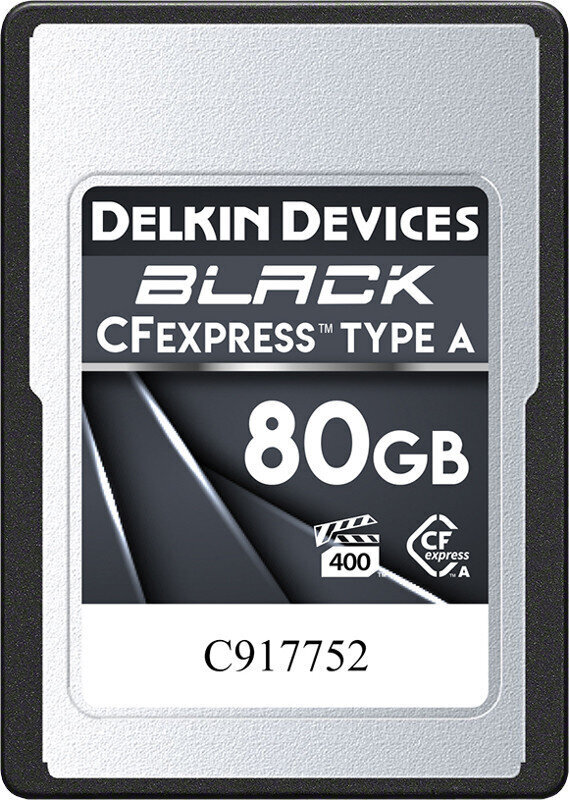 Delkin atmiņas karte CFexpress 80GB Type A цена и информация | Atmiņas kartes fotokamerām | 220.lv