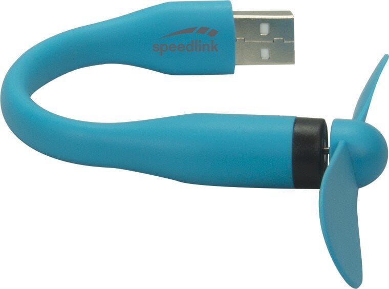 Speedlink ventilators Aero Mini USB, zils цена и информация | Ventilatori | 220.lv