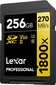 Lexar atmiņas karte SDXC 256GB Professional 1800x UHS-II U3 V60 cena un informācija | Atmiņas kartes fotokamerām | 220.lv