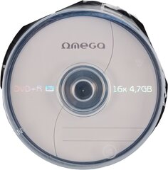 Omega DVD+R 4,7GB 16x 25gb цена и информация | Виниловые пластинки, CD, DVD | 220.lv
