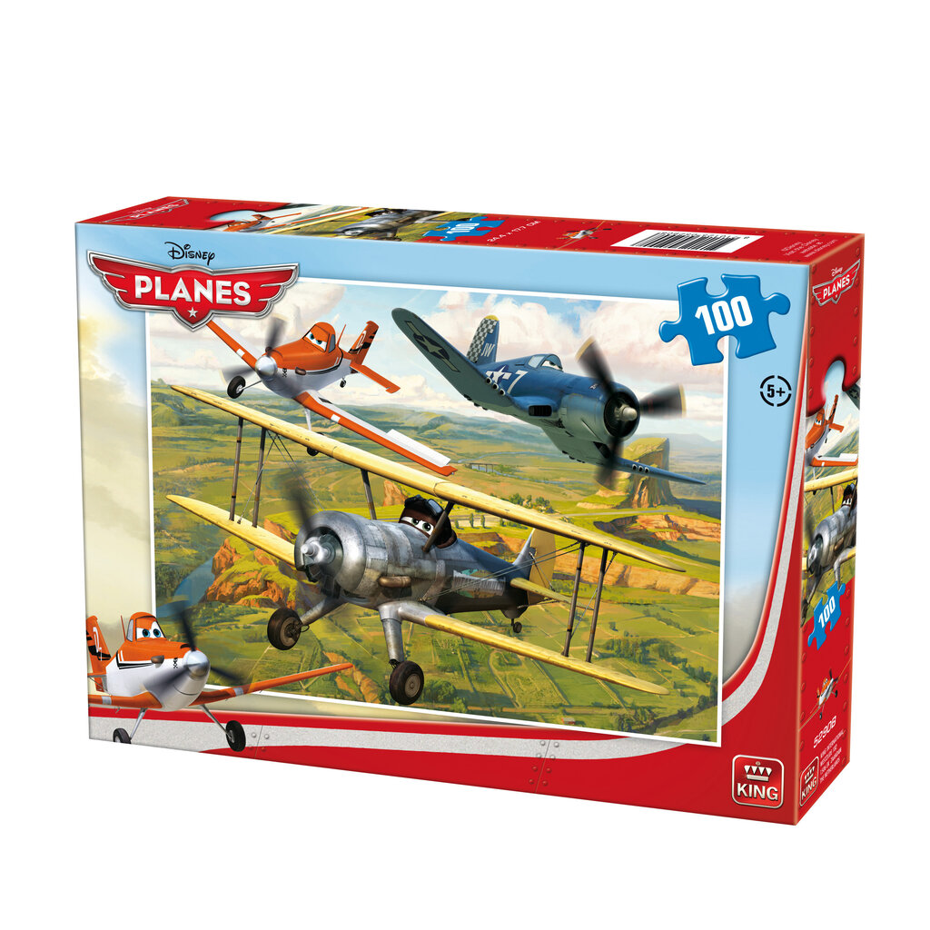 Puzle King Planes, 100 d. cena un informācija | Puzles, 3D puzles | 220.lv