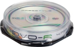 Omega Freestyle DVD-R 4,7GB 16x 10gb cena un informācija | Vinila plates, CD, DVD | 220.lv