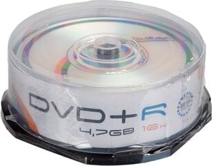 Omega Freestyle DVD-R 4,7GB 16x 25gb cena un informācija | Vinila plates, CD, DVD | 220.lv