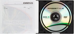 Omega Freestyle DVD-R 4,7GB 16x cena un informācija | Vinila plates, CD, DVD | 220.lv