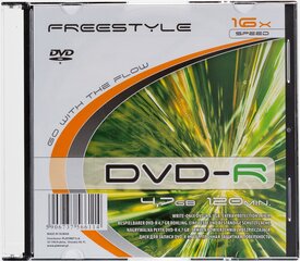 Omega Freestyle DVD-R 4,7GB 16x cena un informācija | Vinila plates, CD, DVD | 220.lv