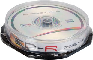 Omega Freestyle CD-R 700MB 52x 10gb cena un informācija | Vinila plates, CD, DVD | 220.lv