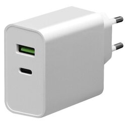 Platinet зарядное устройство USB/USB-C 45W (PLCUPD45W) цена и информация | Зарядные устройства для телефонов | 220.lv