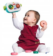 Интерактивный магнитофон со звуками и светодиодной подсветкой, оранжевый. цена и информация | Игрушки для малышей | 220.lv