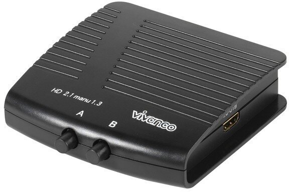 Vivanco komutators HDMI 2 portu 25349 цена и информация | Adapteri un USB centrmezgli | 220.lv