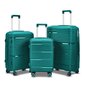 Ceļojumu koferu komplekts n 3 gab, barut zaļš цена и информация | Koferi, ceļojumu somas | 220.lv
