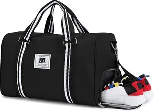 Унисекс спортивная сумка Holres, 36L, черная цена и информация | Спортивные сумки и рюкзаки | 220.lv