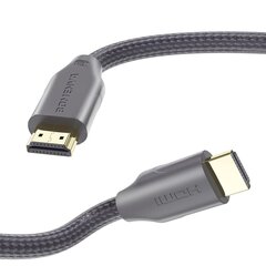 Высокоскоростной HDMI кабель BOMENYA, 8K, 5.5M, 48Gbps, серый цена и информация | Кабели и провода | 220.lv