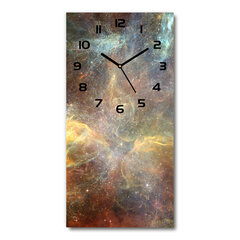 Настенные часы с дизайном звездного неба Galaxy Stars Space, синий цена и информация | Часы | 220.lv