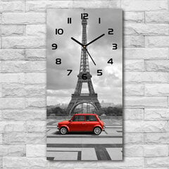 Sienas pulkstenis Eifeļa torņa automašīna cena un informācija | Pulksteņi | 220.lv