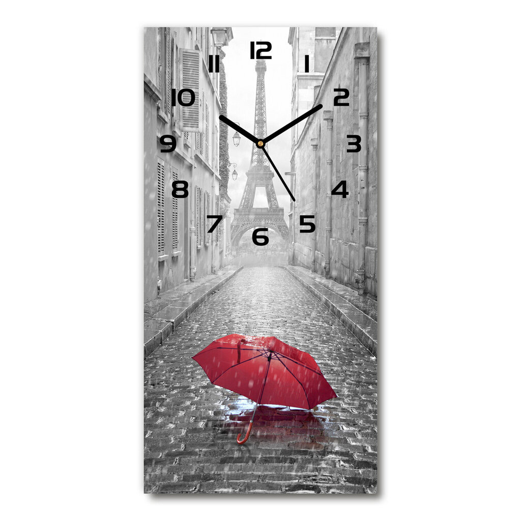 Sienas pulkstenis Francijas lietussargs cena un informācija | Pulksteņi | 220.lv