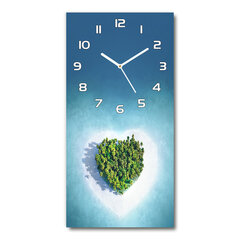 Sienas pulkstenis Pludmales sirds forma cena un informācija | Pulksteņi | 220.lv