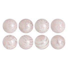 шары CAPIZ Декор Розовый 10 x 10 x 10 cm (8 штук) цена и информация | Елочные игрушки | 220.lv