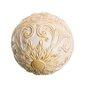 Bumba Dekors Bronza Balts 10 x 10 x 10 cm (8 gb.) цена и информация | Eglīšu rotājumi | 220.lv