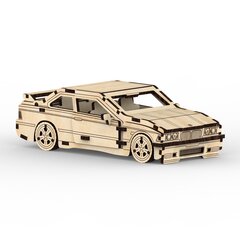 Деревянный конструктор BMW E36 M3 цена и информация | Конструкторы и кубики | 220.lv