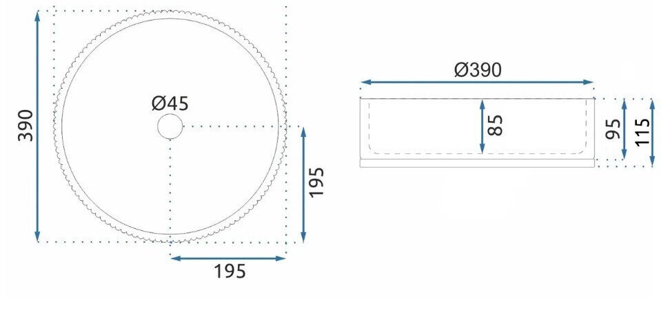 REA CRISTAL GREY 39 NICKEL RING galda izlietne cena un informācija | Izlietnes | 220.lv