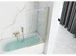 REA ELEGANT zelta matēts ekrāns 70 vannai cena un informācija | Piederumi vannām un dušas kabīnēm | 220.lv