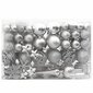Ziemassvētku eglītes rotaļlietas, polistirols, 3/4/6 cm, 111 gab. cena un informācija | Eglīšu rotājumi | 220.lv