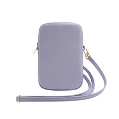 Guess PU Grained 4G Metal Logo Wallet Phone Bag Zipper Purple цена и информация | Чехлы для телефонов | 220.lv