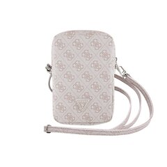 Guess PU 4G Triangle Logo Wallet Phone Bag Zipper Pink цена и информация | Чехлы для телефонов | 220.lv