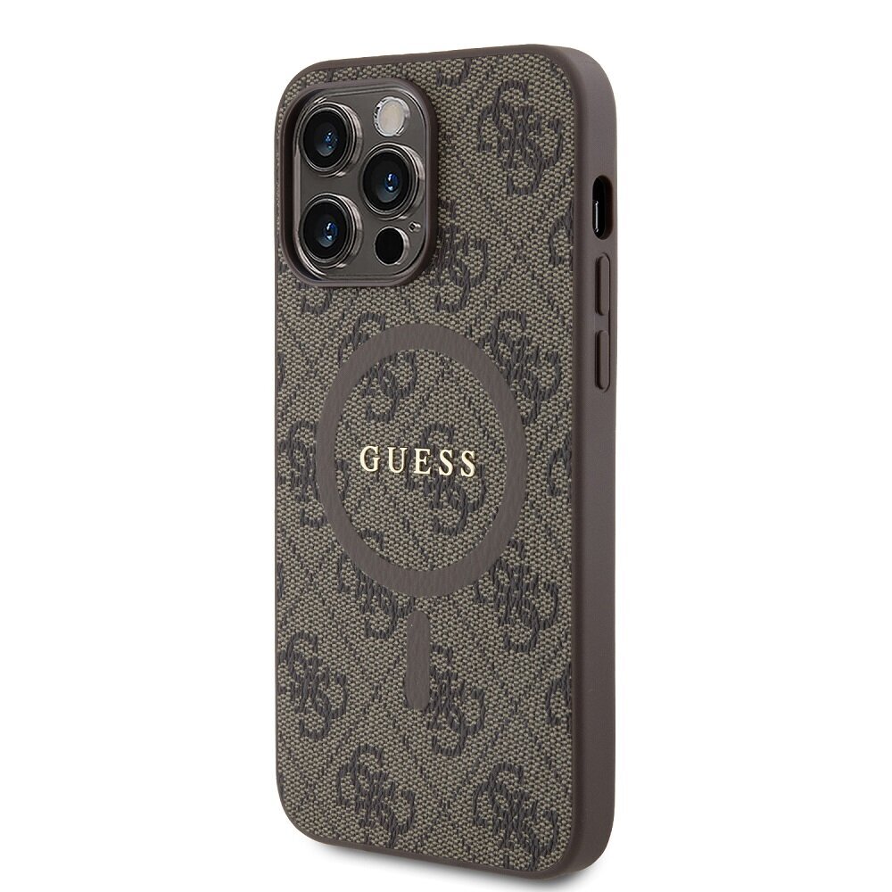 Guess PU Leather 4G iPhone 14 Pro Max cena un informācija | Telefonu vāciņi, maciņi | 220.lv