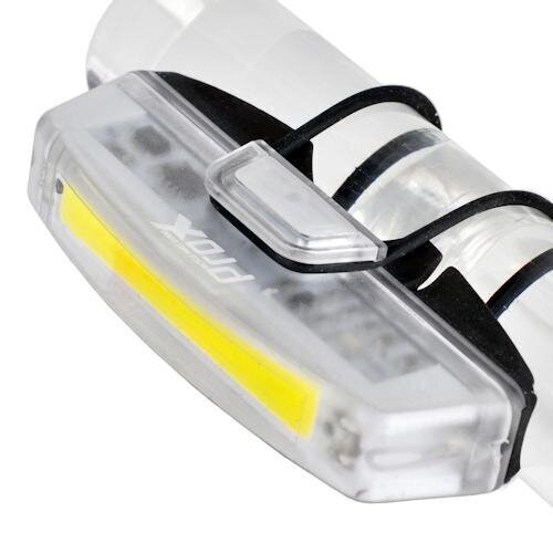 Velosipēda priekšējais lukturis ProX LINE F COB 100Lm USB, balts цена и информация | Velo lukturi un atstarotāji | 220.lv