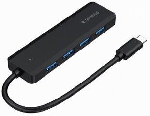 Hubs Gembird 4-port USB 3.1 (Gen 1) Type-C hub цена и информация | Адаптеры и USB разветвители | 220.lv