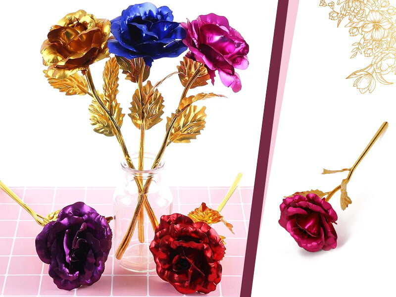Stabilizēta mūžīgā roze kastītē, zila cena un informācija | Stabilizētās rozes, augi | 220.lv