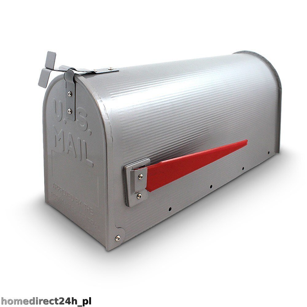 ASV pasta kastīte vēstulēm, laikrakstiem, sudrabs ar karogu cena un informācija | Pastkastītes, mājas numuri | 220.lv