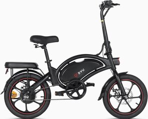 Elektriskais velosipēds DYU D16, 16", melns cena un informācija | Elektrovelosipēdi | 220.lv