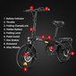 Elektriskais velosipēds DYU A1F, 16", melns цена и информация | Elektrovelosipēdi | 220.lv